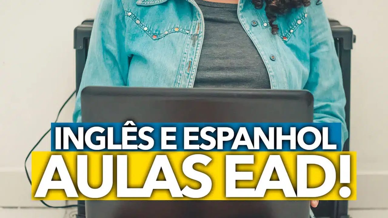curso, ead, espanhol, inglês