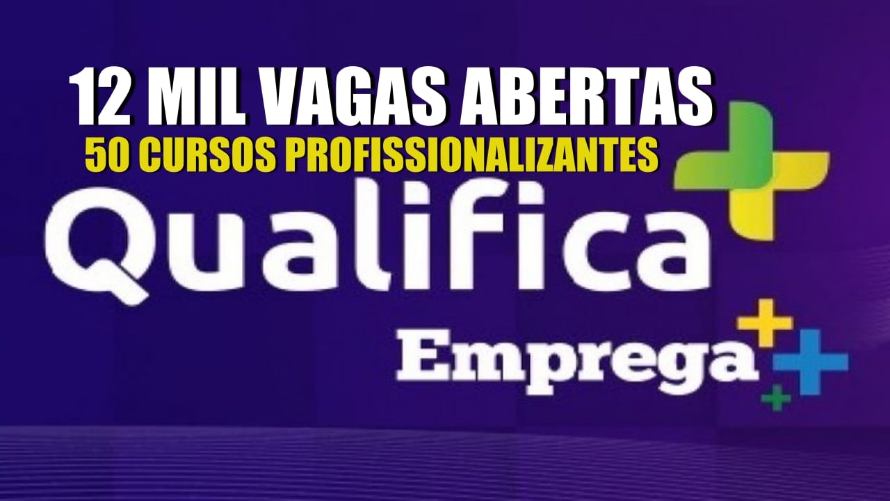 50 cursos gratuitos de qualificação profissional com direito a certificação, passagem, material didático e lanche; inscrições abertas e as aulas iniciam 1 de abril!