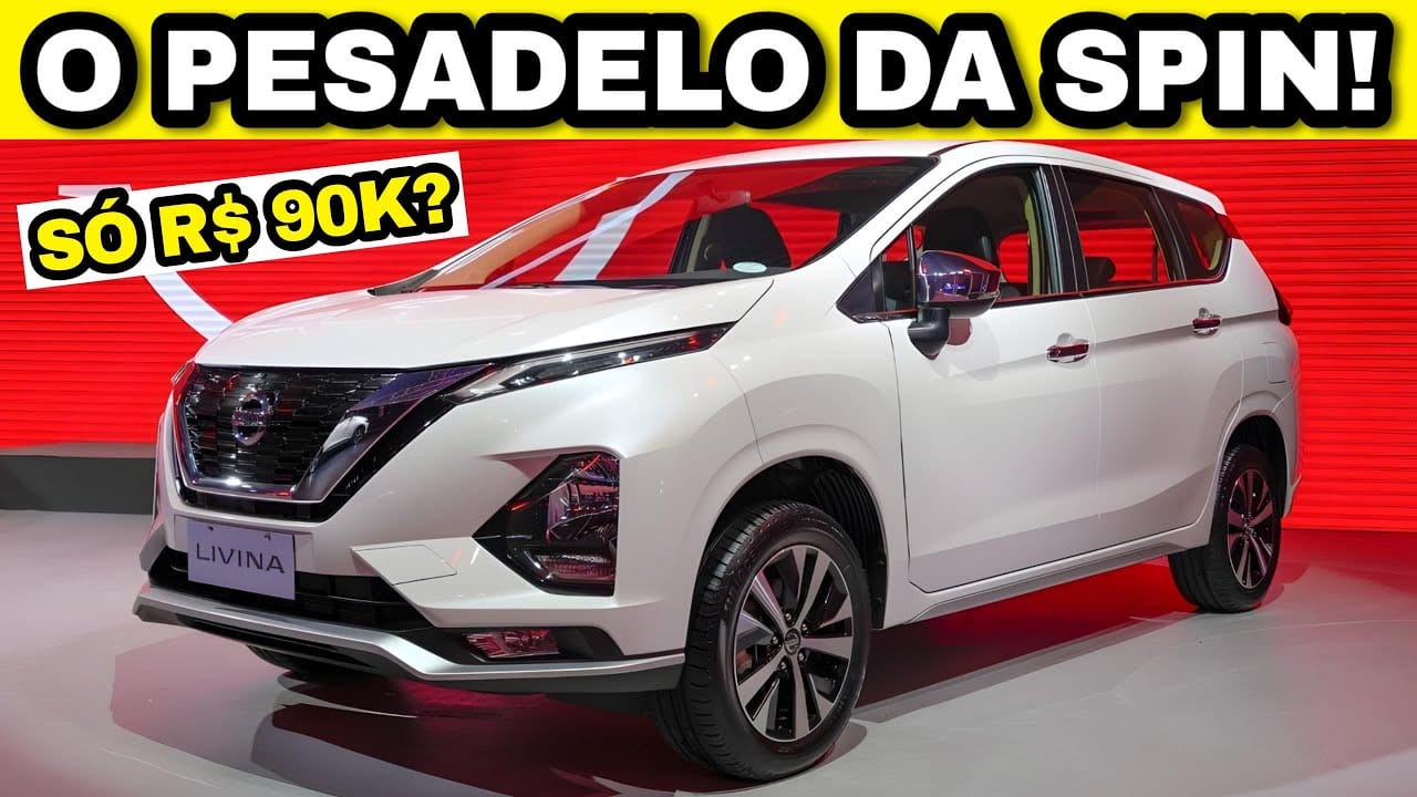 Nissan Livina 2025 surge como o novo gigante para concorrer com Spin E C3 Aircross 