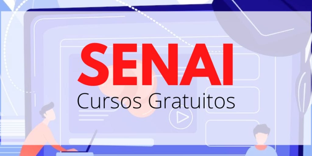 Senai oferta cursos onlines e gratuitos de vários temas. (Imagem: reprodução)