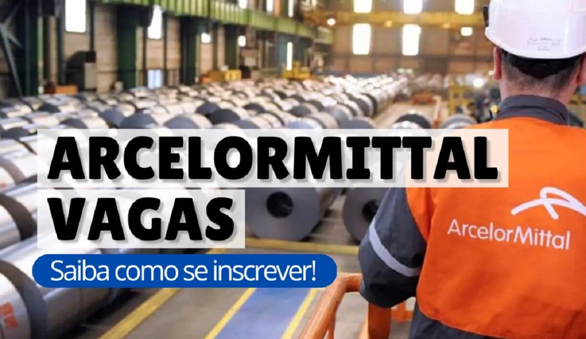 Além das várias vagas de emprego disponíveis, a ArcelorMittal oferece também oportunidades de estágio para nível técnico e superior.