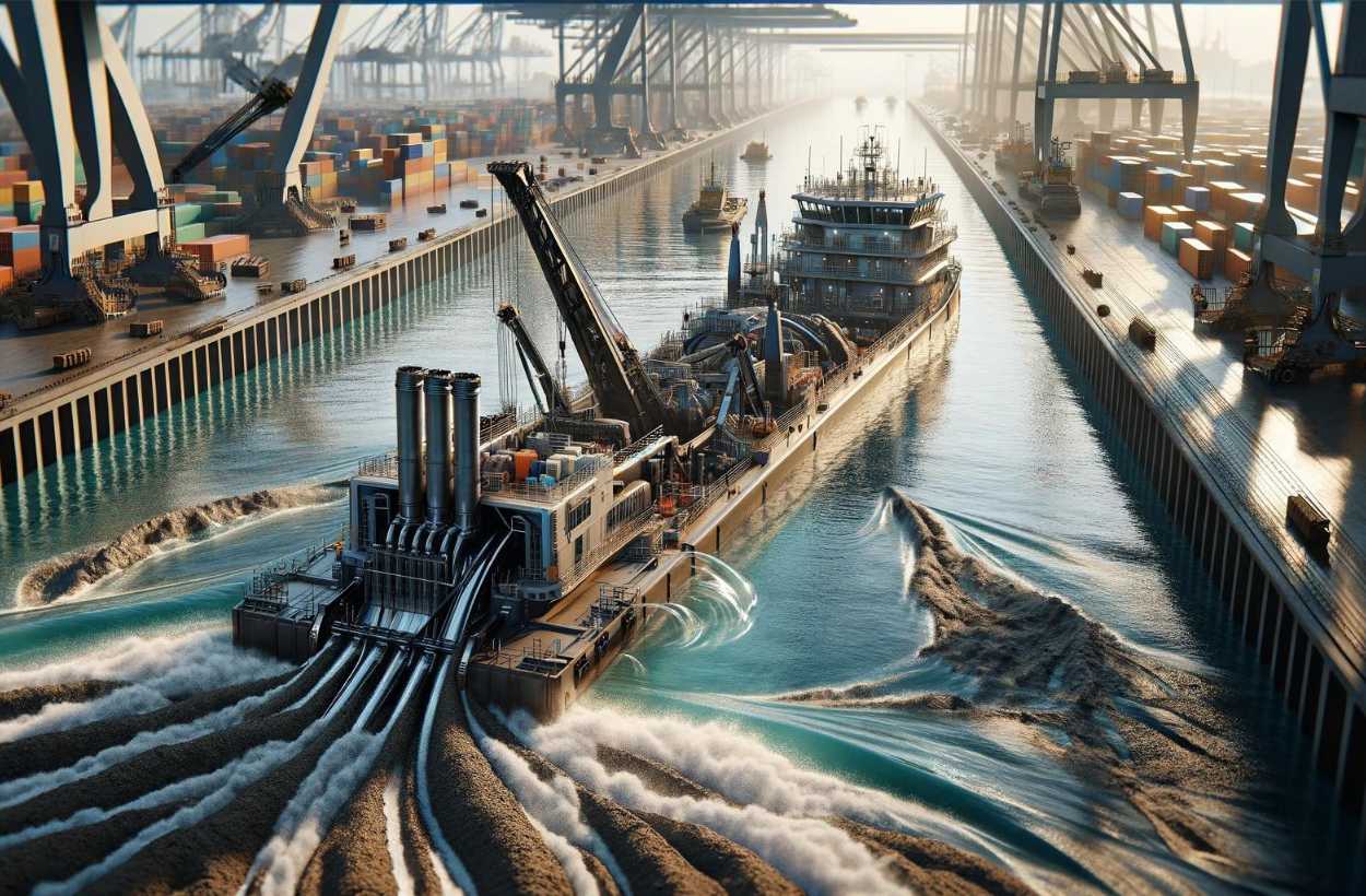 Como é feita a dragagem de um canal portuário? Conheça tipos de dragas e sua real importância para os portos