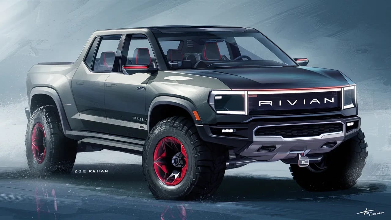 Picape Rivian R1X, principal concorrente da Ford F-150 surge com 1.000 cavalos de potência, 200 kwh e autonomia de 800 km  