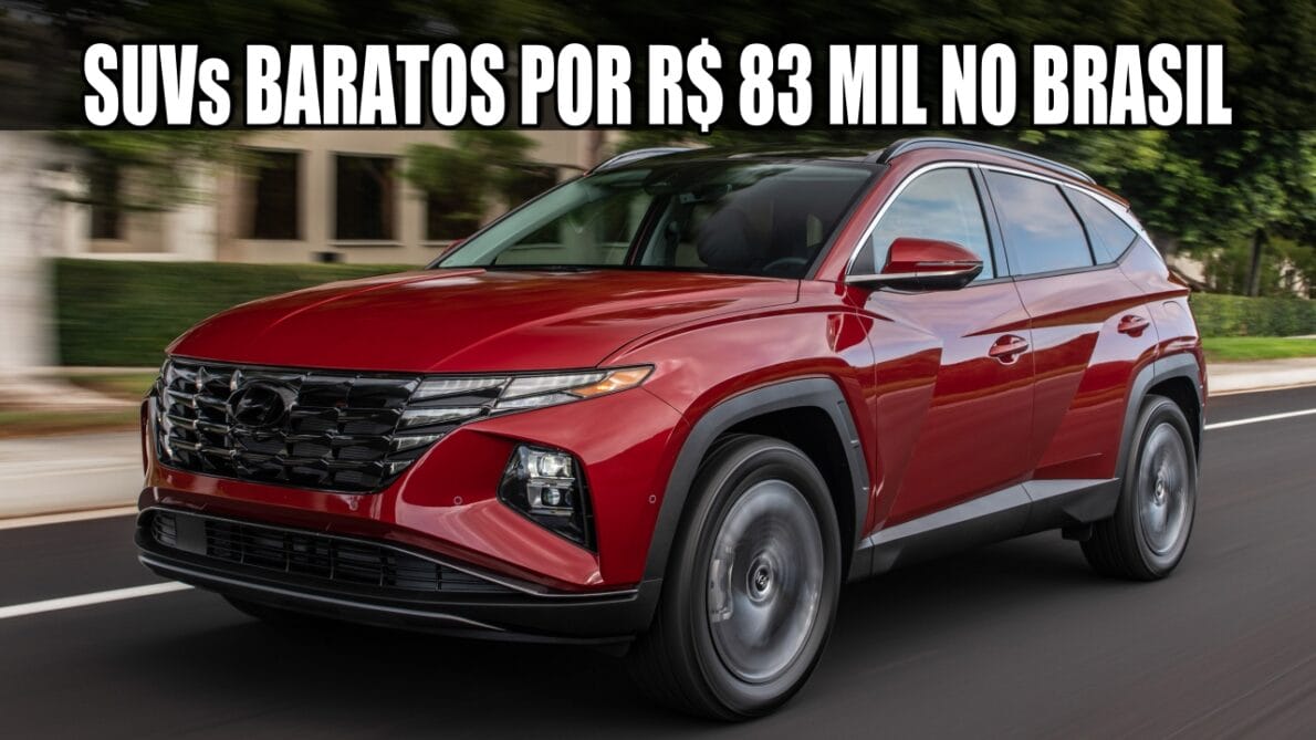 SUVs baratos no Brasil por R$ 83 mil: Toyota, Hyundai, Kia e Subaru oferecem SUVs 'inquebráveis', luxuosos e de baixa manutenção para comprar em 2024