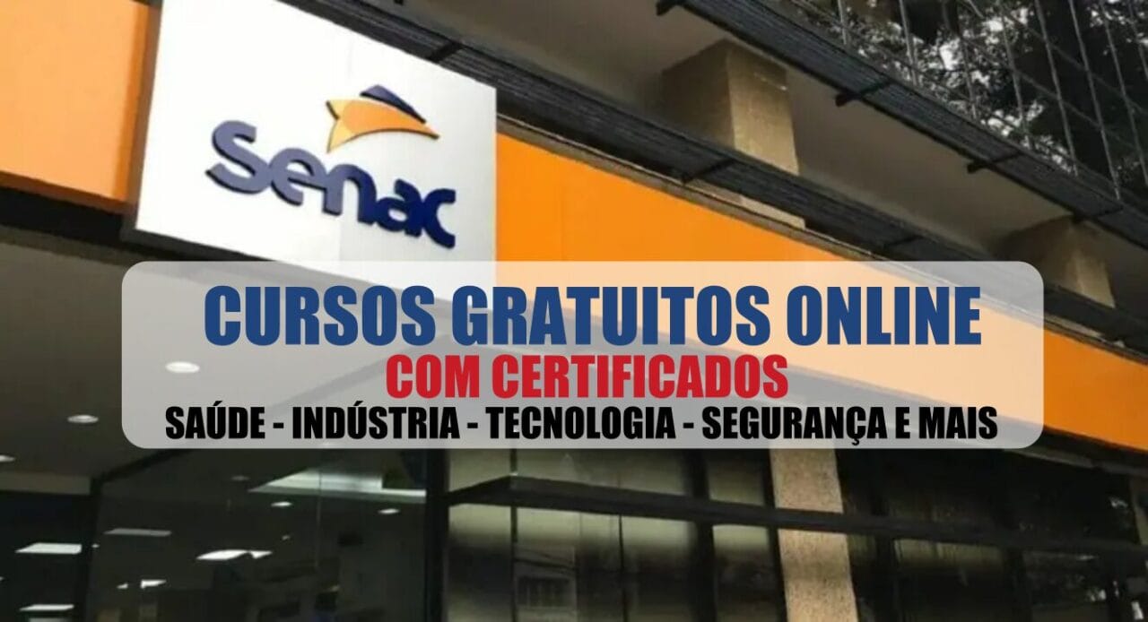 Quer fazer um curso técnico de graça e online (EAD) no Senac? Estão abertos mais de 77 cursos técnicos e profissionalizantes totalmente gratuitos à distância e com certificação garantida