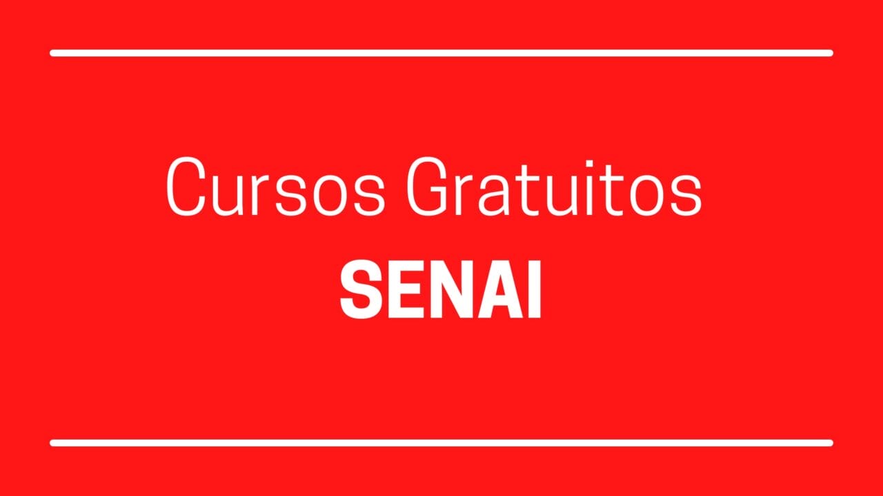 Serviço Nacional de Aprendizagem Industrial (SENAI) oferece 566 cursos gratuitos online com certificado e sem qualquer custo adicional 