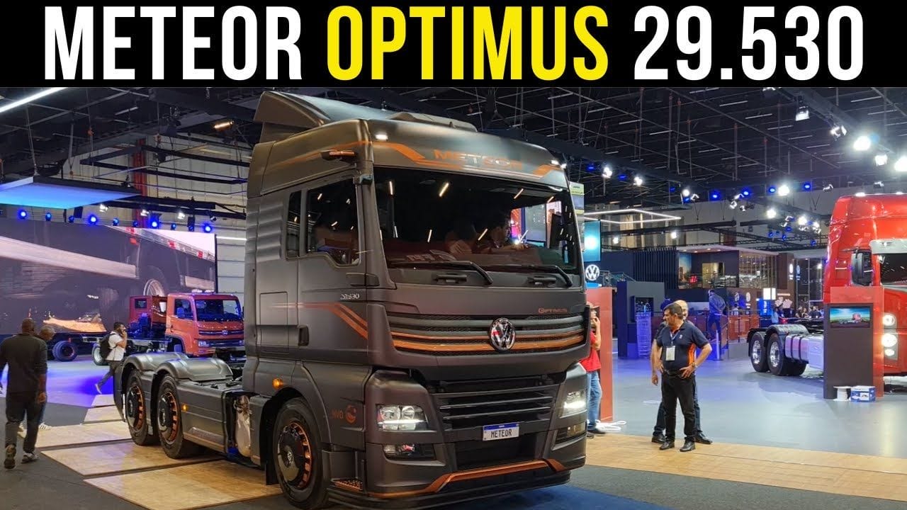 Volkswagen surpreendeu o mercado ao revelar seu mais novo caminhão de alto padrão, o Meteor Optimus, com um preço que ultrapassa a marca de um milhão de reais
