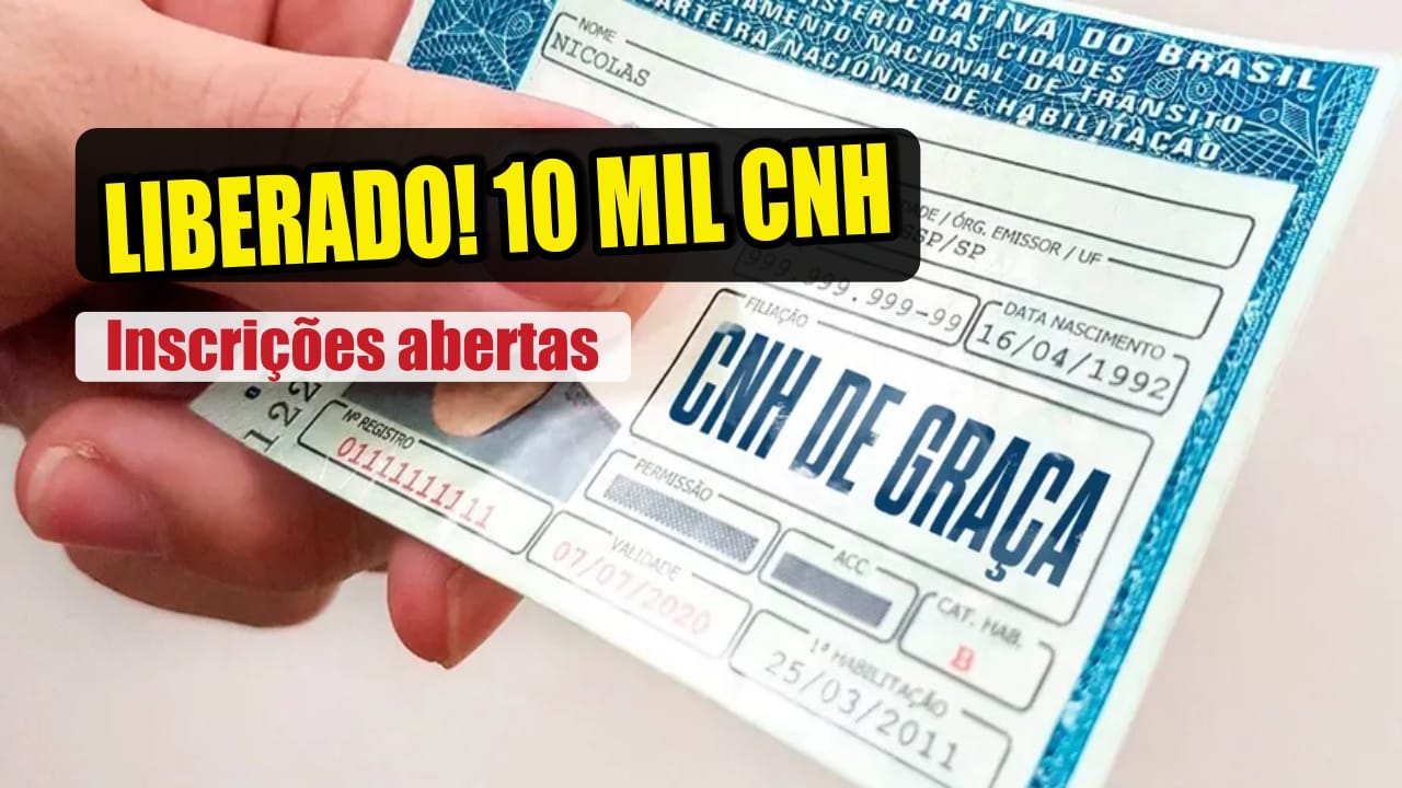 DETRAN - CNH - carteira de habilitação - CadÚnico - DUDA - inscrições