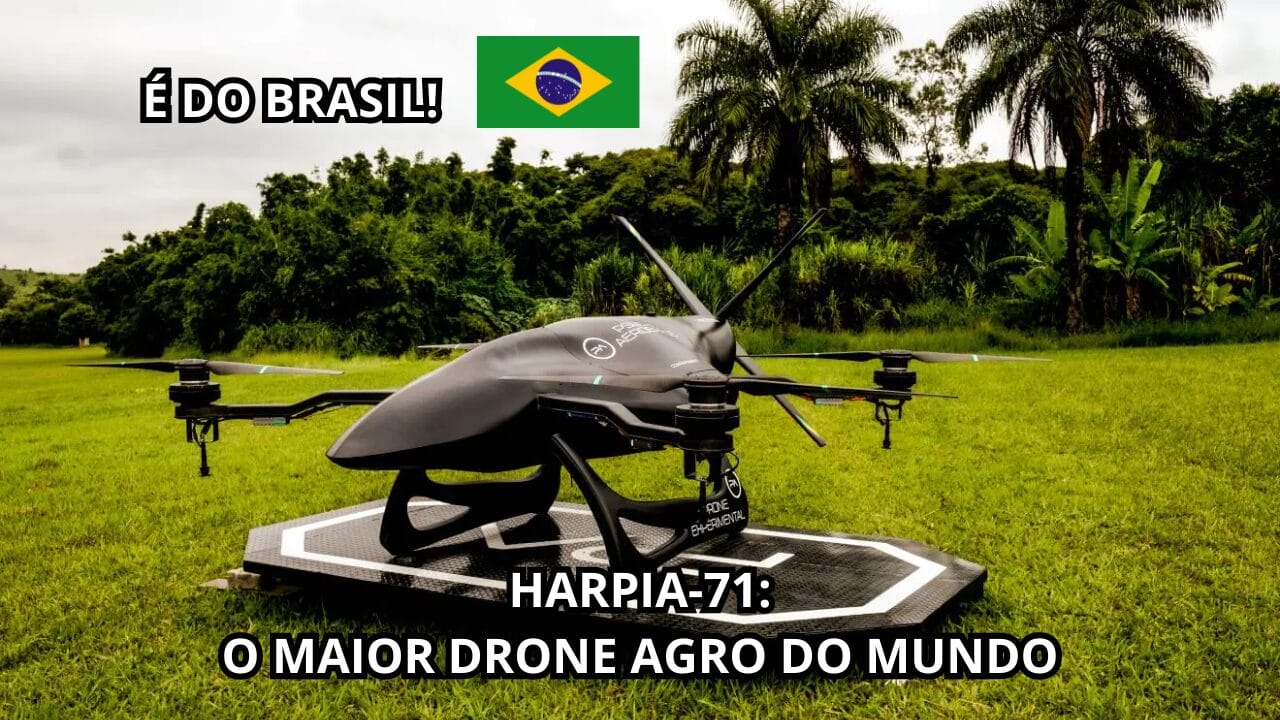 A startup brasileira Psyche Aerospace realizou com sucesso o primeiro voo do seu drone agrícola, o Harpia P-71.