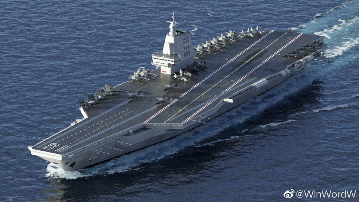 Fujian, the first SUPER aircraft carrier of China equipped with electromagnetic catapults takes action!