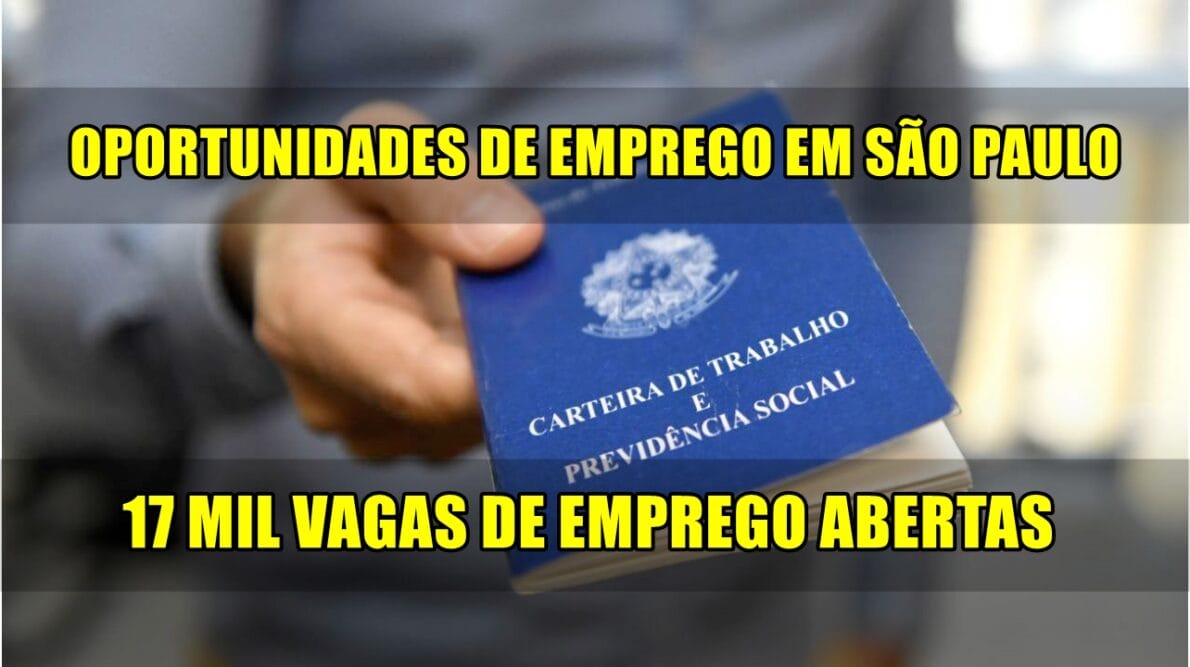 São Paulo - SP - vagas - vagas de emprego
