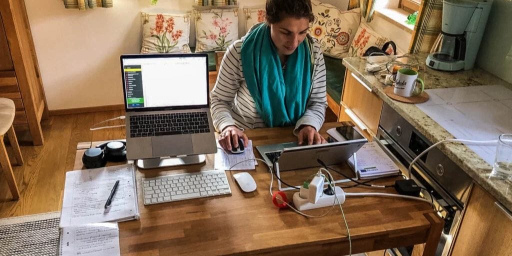 Vags home office. (Imagem: European Wilderness Society)