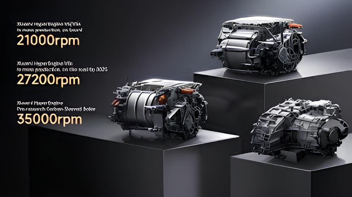 New Electric V8 Engine Chinese Are Working On An Engine Capable Of Reaching Power Of 578 HP At 27,200 RPM