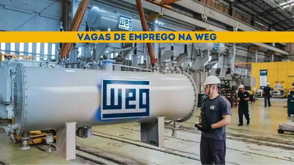 Com mais de 60 anos no mercado, a WEG busca profissionais capacitados para preencher as vagas de emprego abertas.