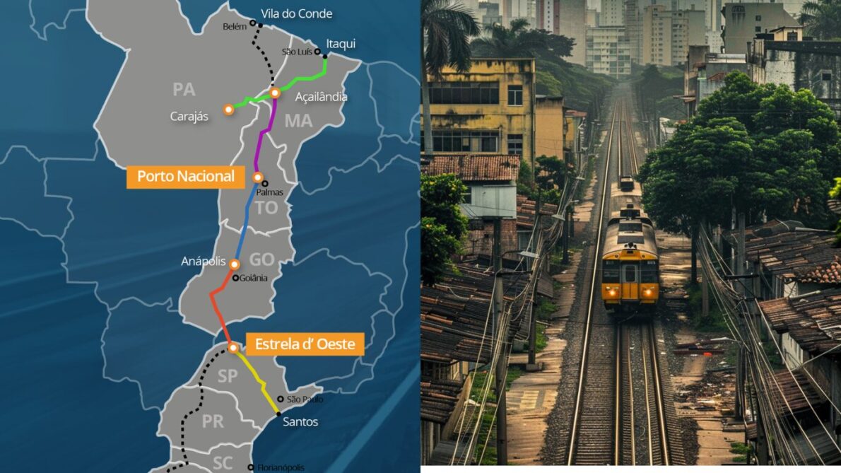 “brasil”, “ferrovia” e “escoação agrícola” e “escoação mineral”