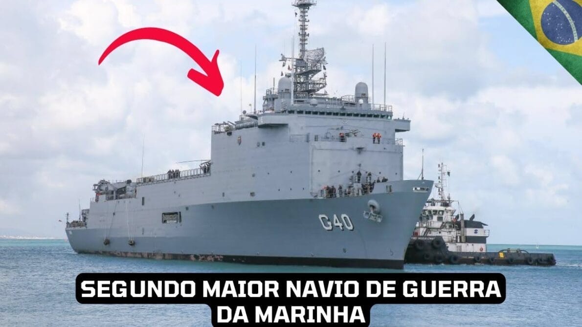 G-40 Bahia -With 168 meters in length, meet the second largest ship in the Brazilian Navy!
