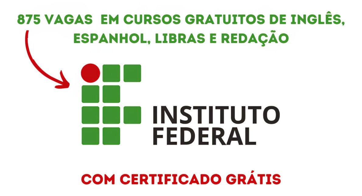 Instituto Federal abre inscrições com 571 vagas em cursos gratuitos