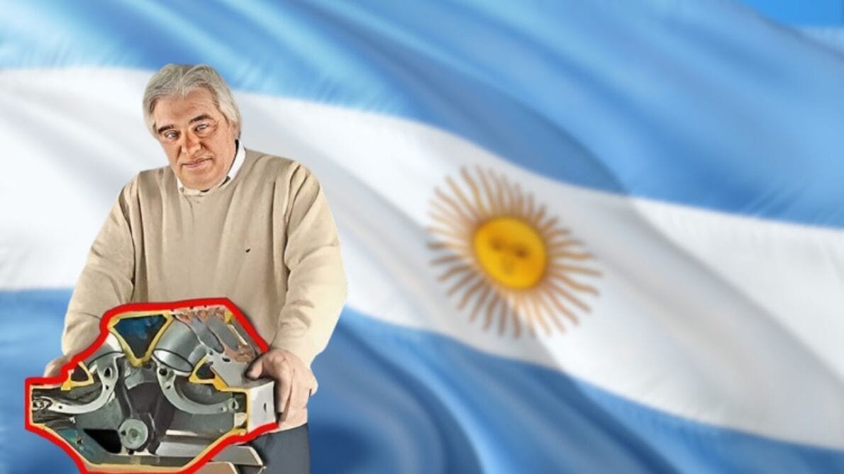 Motor argentino: criado por Eduardo Taurozzi, um engenheiro de Buenos Aires, que desenvolveu um motor pendular a combustão interna com um design único de pistão em forma de gancho e cilindro curvo