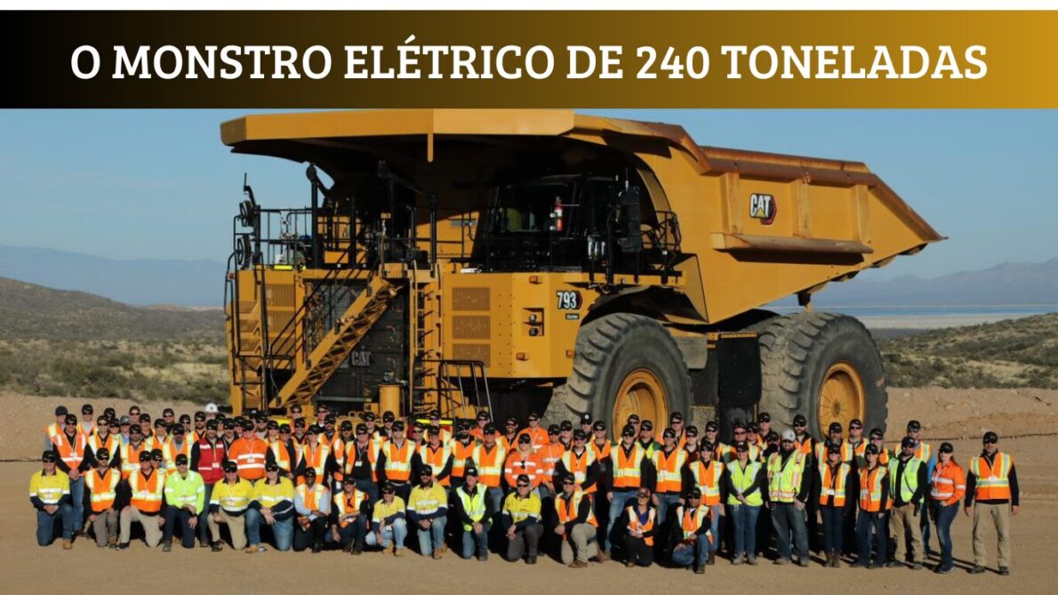 mina - caminhão elétrico - vale - caterpillar