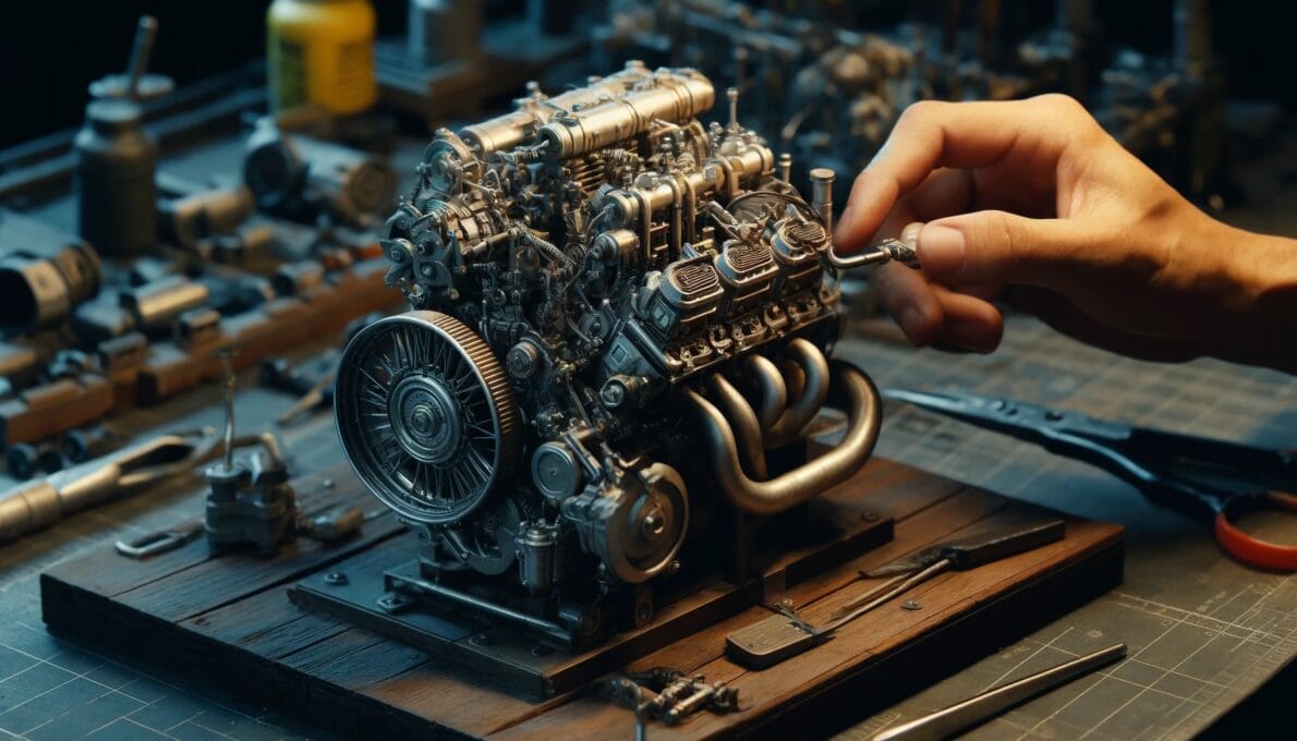 O menor motor V8 do mundo impressiona com seu comprimento de 35,5 cm e potência máxima a 10.000 rpm; conheça o revolucionário Stinger 609!