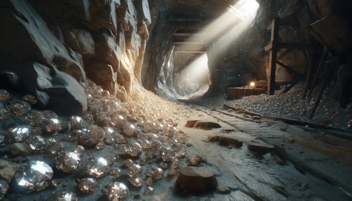 Revelada a maior mina de diamantes do mundo, famosa pelas cobiçadas gemas rosas e vermelhas com trilhões de quilates valiosos! 