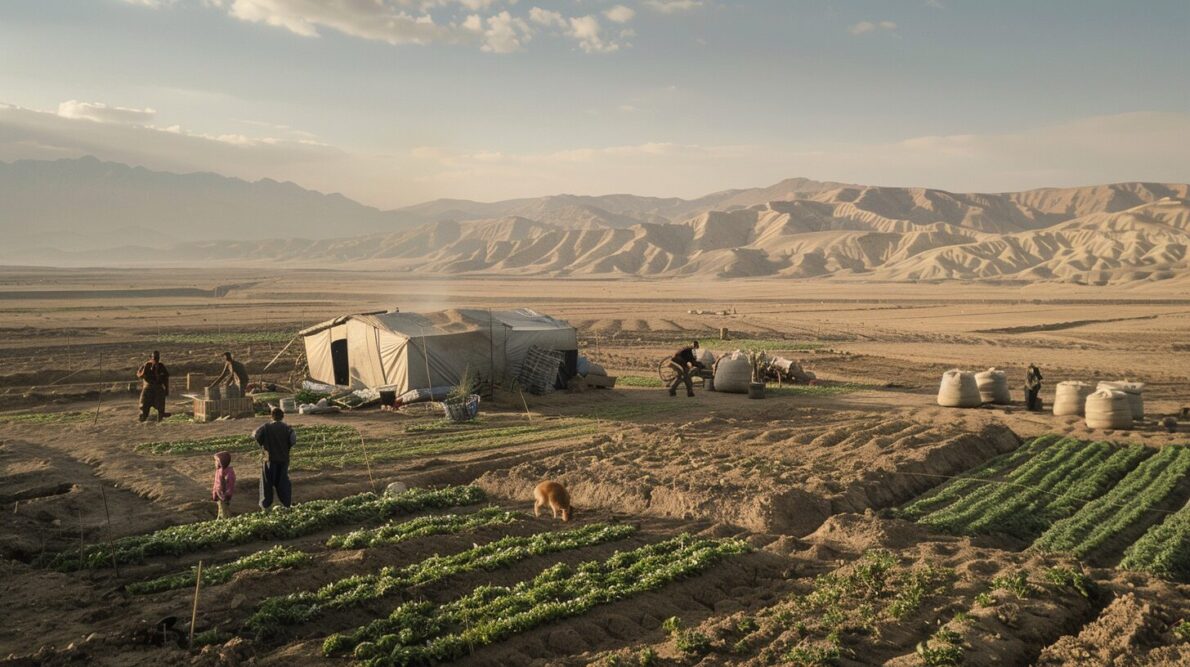 rabbits - china - agriculture - desert