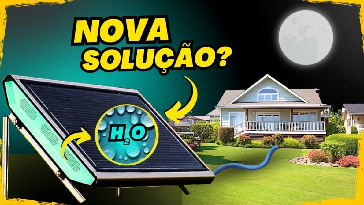 Conheça o painel solar híbrido barato e inovador capaz de produzir hidrogênio verde dentro da sua residência