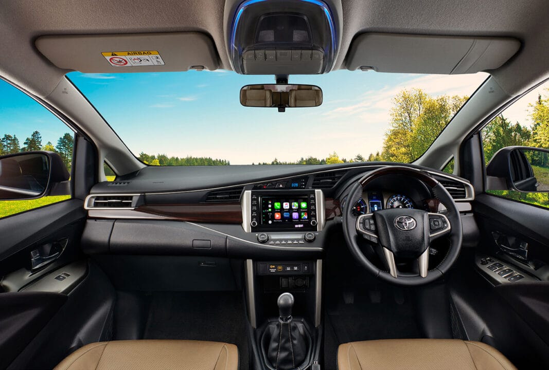 Check out the interior of the new Toyota Innova Crysta. Photo: Toyota