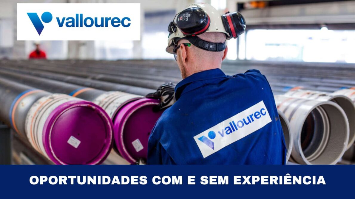 As inscrições para concorrer as vagas de emprego e de estágio da Vallourec já estão abertas e podem ser realizadas no site da multinacional.
