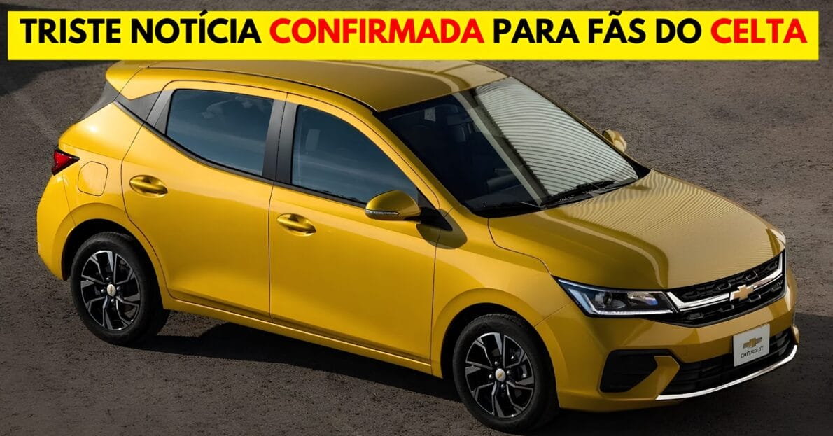 Chevrolet Bate o Martelo triste notícia confirmada para fãs do CELTA