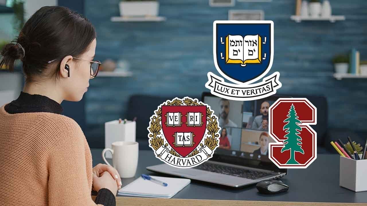 Estude de graça e online nas melhores universidades! 10 cursos online gratuitos de Harvard, Stanford, Yale e outras instituições de prestígio em 2024