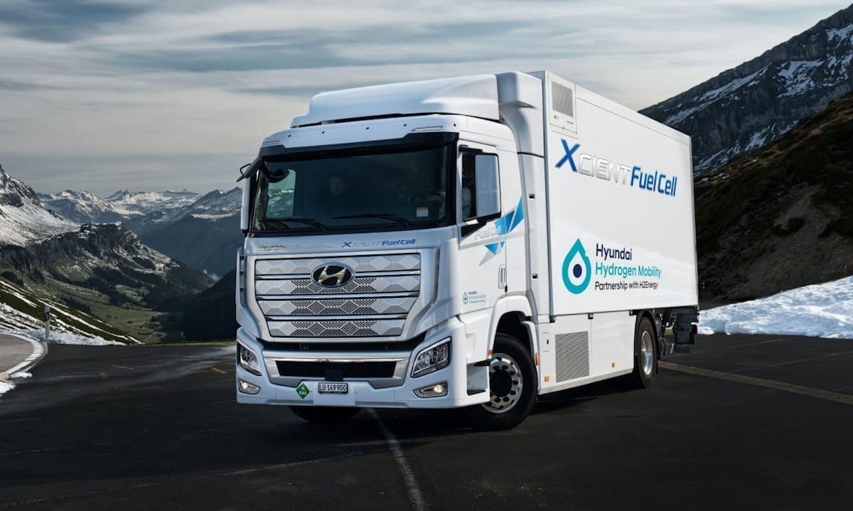 Energy - transport - hydrogen - sustainable - renewable - Hyundai - trucks