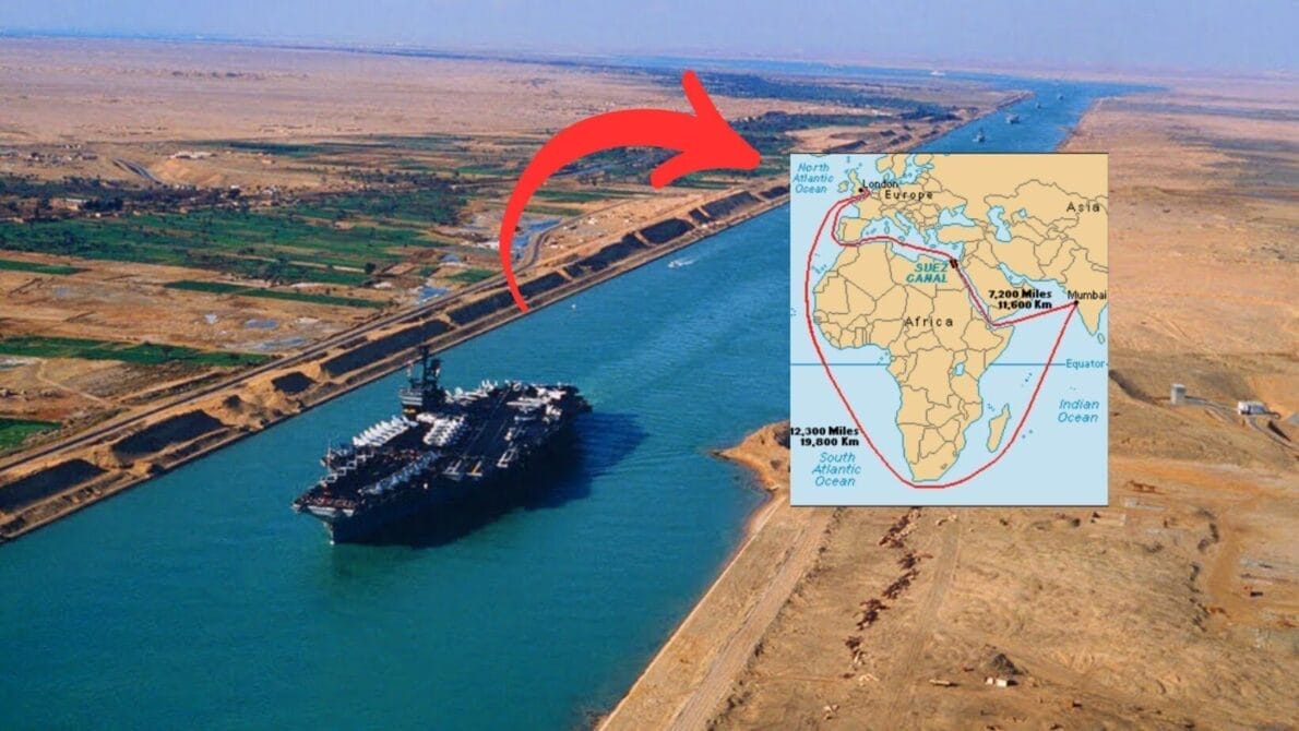 hidrovia, canal, canal de suez