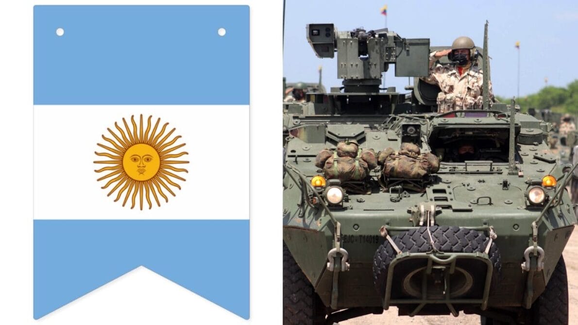 exército” “argentina” “LAV III ” “veículos blindados”