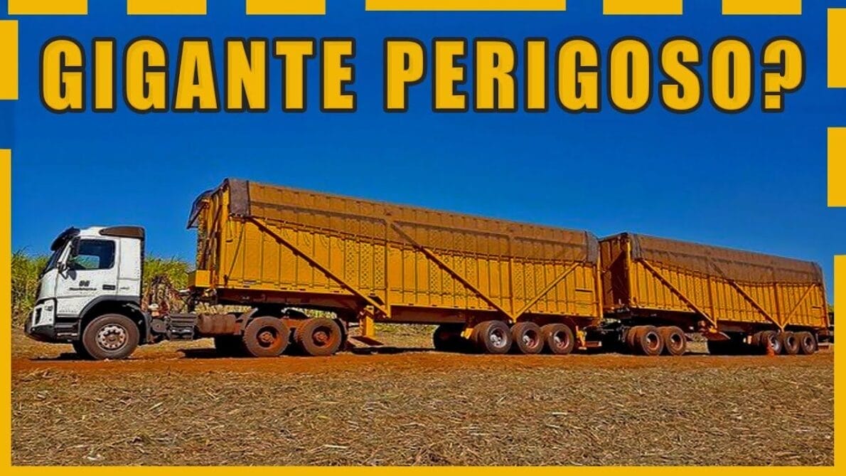 O super rodotrem de 11 eixos chegou para revolucionar o transporte de cargas pesadas; Mas será que essa inovação é realmente segura para nossas estradas?