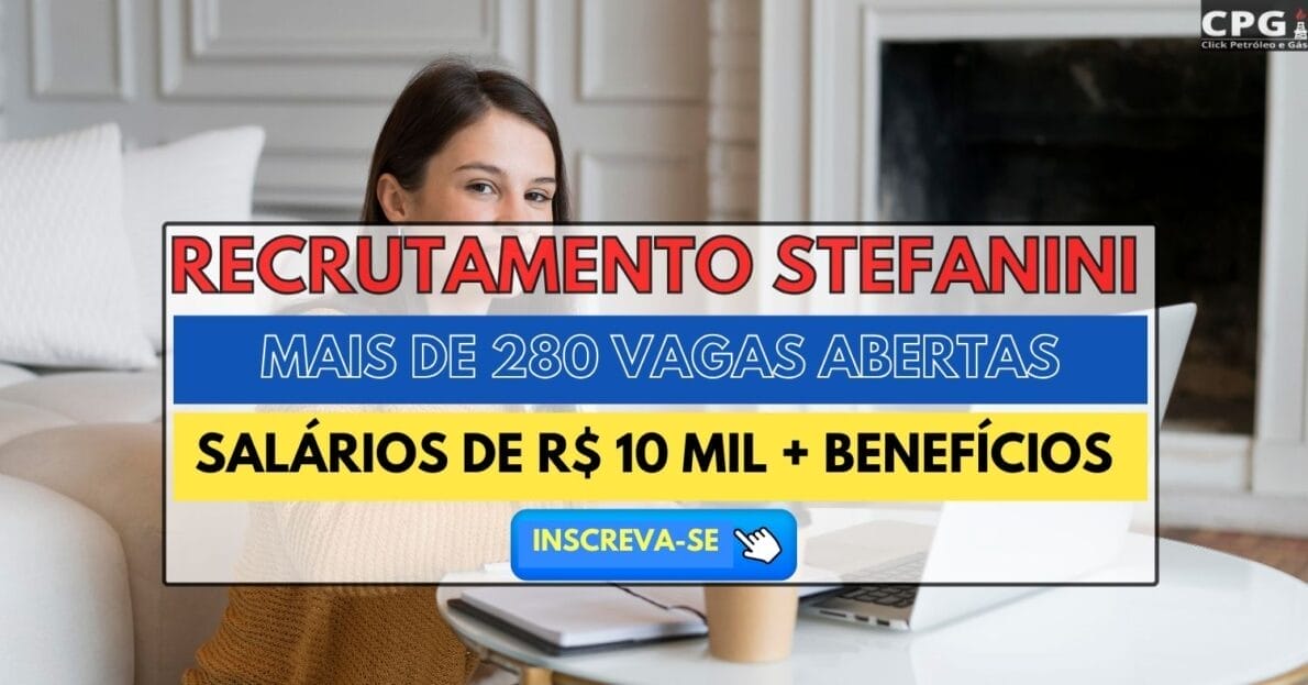 Stefanini está recrutando mais de 280 pessoas com e sem experiência para trabalhar na modalidade home office e presencial