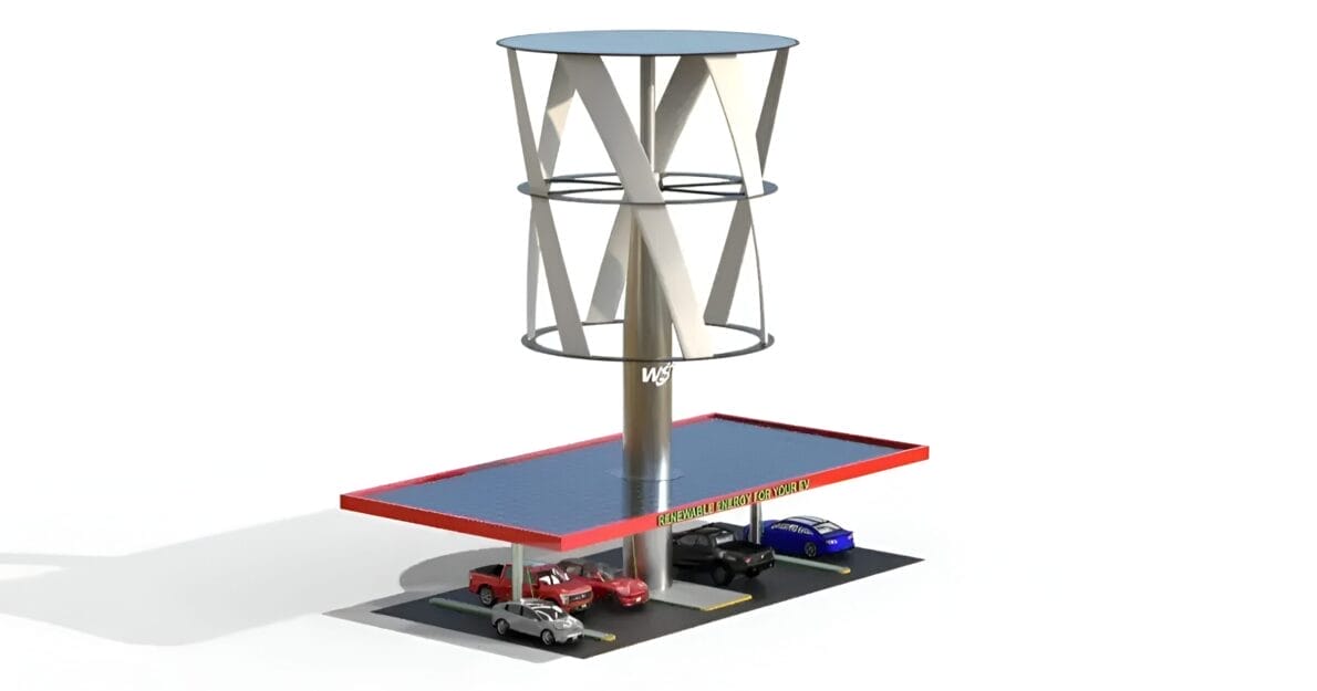 Inovadora torre de energia eólica e solar surge no mercado prometendo geração de 234.154 kWh por ano em uma única instalação