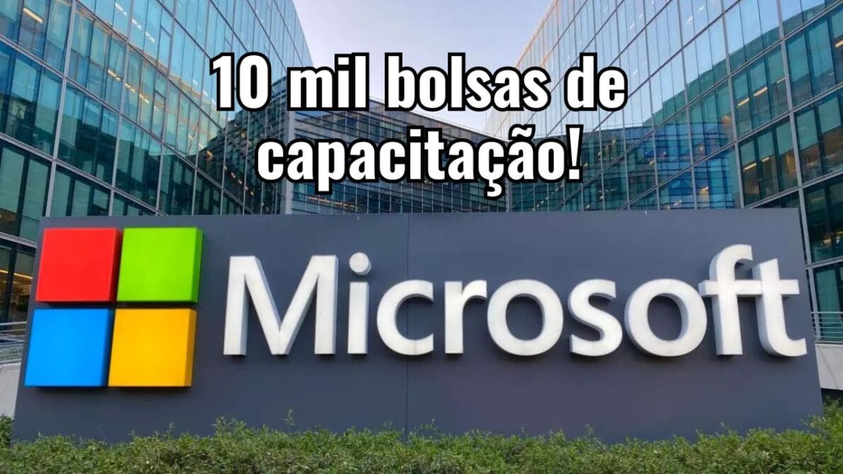 A Microsoft está distribuindo 10 mil bolsas de capacitação em inteligência artificial para profissionais de tecnologia