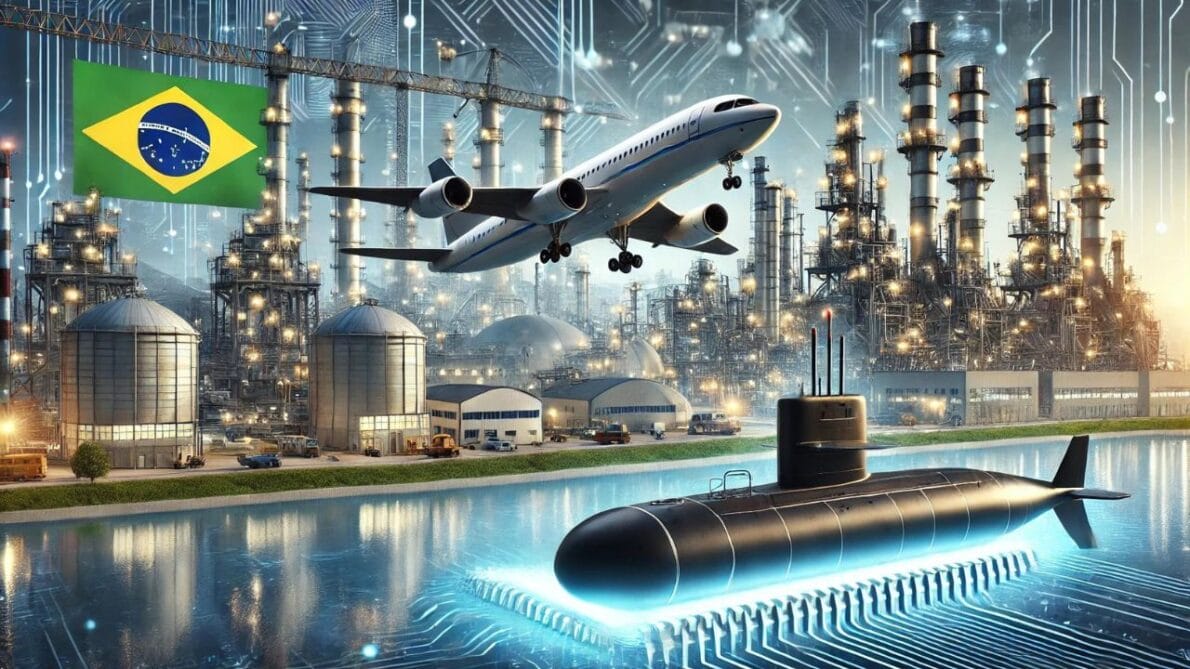 A tecnologia de ponta do Brasil supera a de países como México e Argentina, destacando-se na produção de aviões, submarinos e até semicondutores
