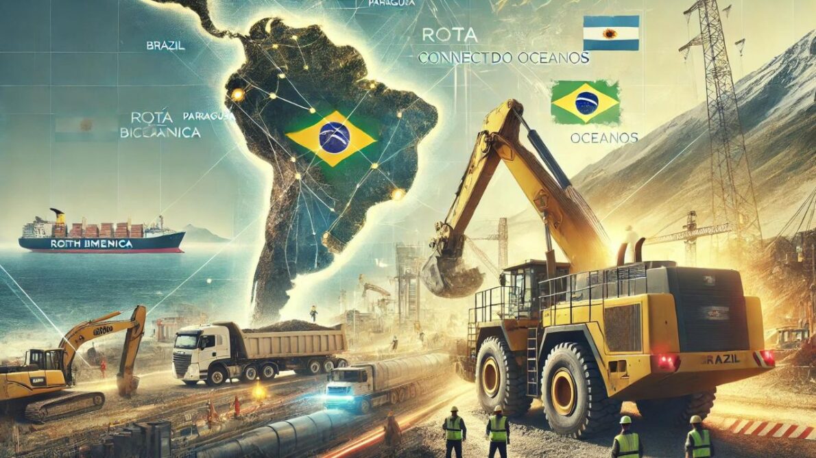 CONSTRUÇÃO a todo vapor! ROTA BIOCEÂNICA que vai conectar oceano Atlântico ao Pacífico. Conexão entre Brasil, Paraguai, Argentina e Chile
