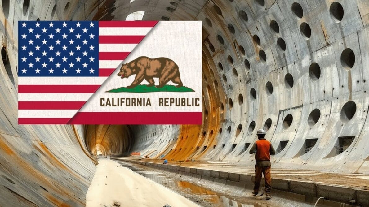 Califórnia inicia a construção do Projeto Delta Túnel, uma mega obra de 20 bilhões de dólares para solucionar problemas hídricos