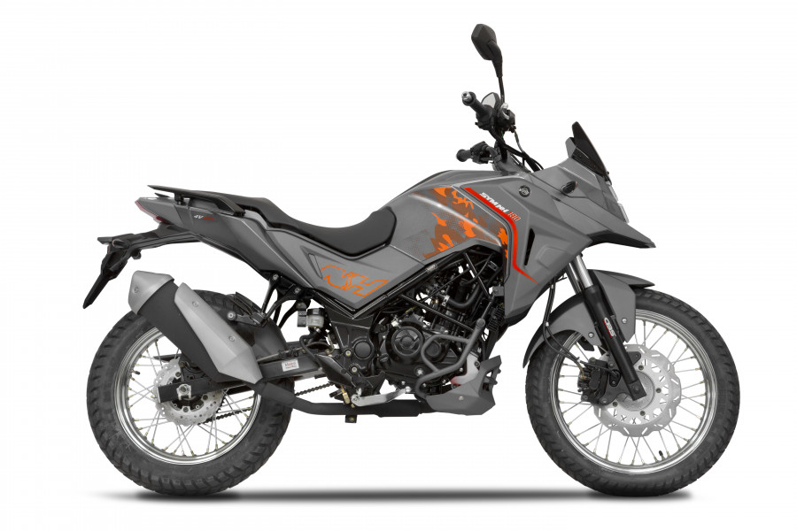 190cc motorcycle in Brazil mixes Trail hint and faces Lander equally!