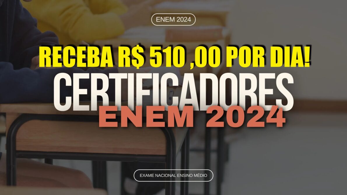Enem 2024 - MEC - edital - ministério da educação - certificador - redação