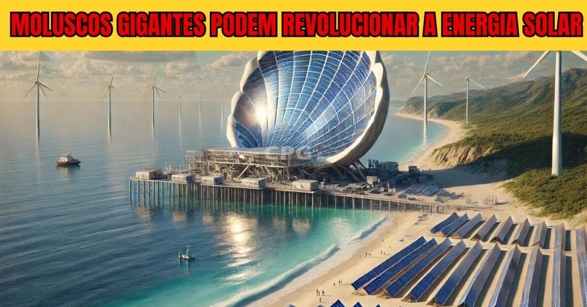 Energia solar inspirada nos moluscos gigantes Como eles podem tornar os painéis solares mais eficientes