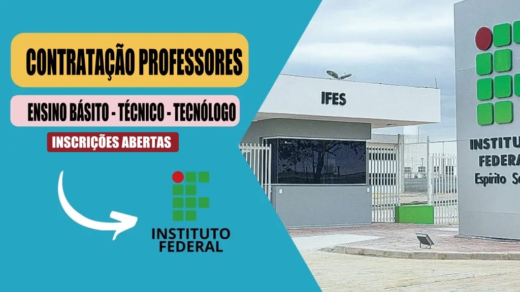 CONCURSO - edital - contratação - professores - educação - técnicos - tecnólogo