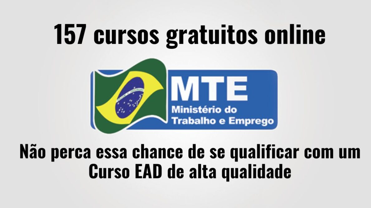 Ministério do Trabalho e Emprego (MTE) e Microsoft abrem mais de 157 cursos gratuitos online com certificado no final