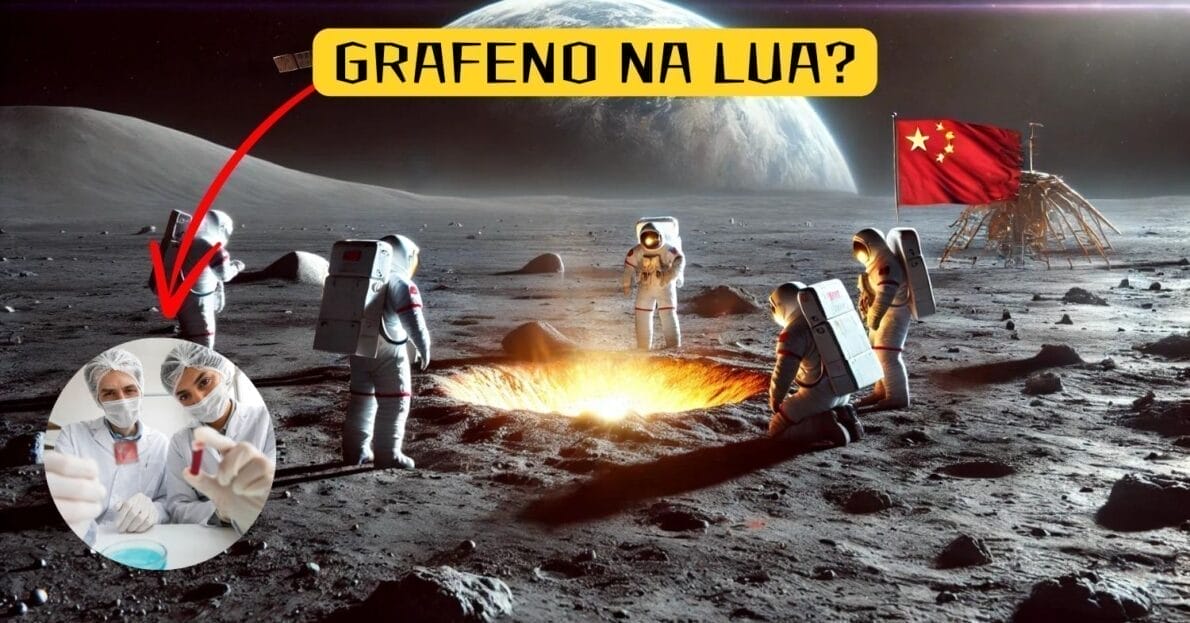 Pesquisadores chineses descobrem grafeno na lua, desafiando teorias antigas sobre sua formação