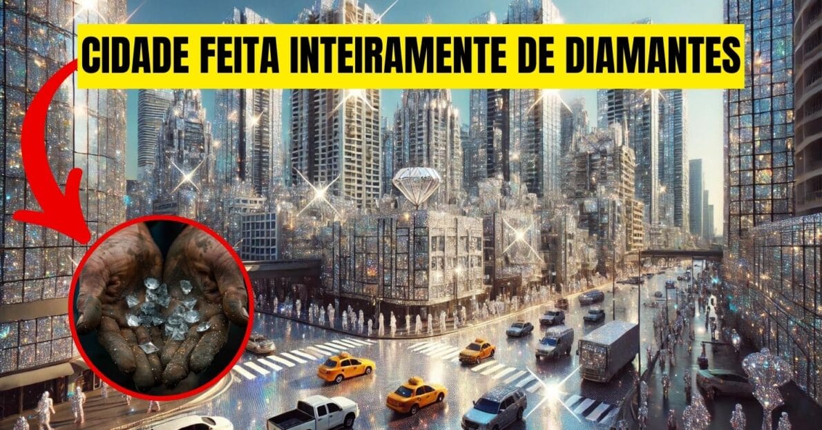 Revelada a cidade que é feita inteiramente de diamantes! Região é coberta por 72.000 diamantes e surpreende o mundo