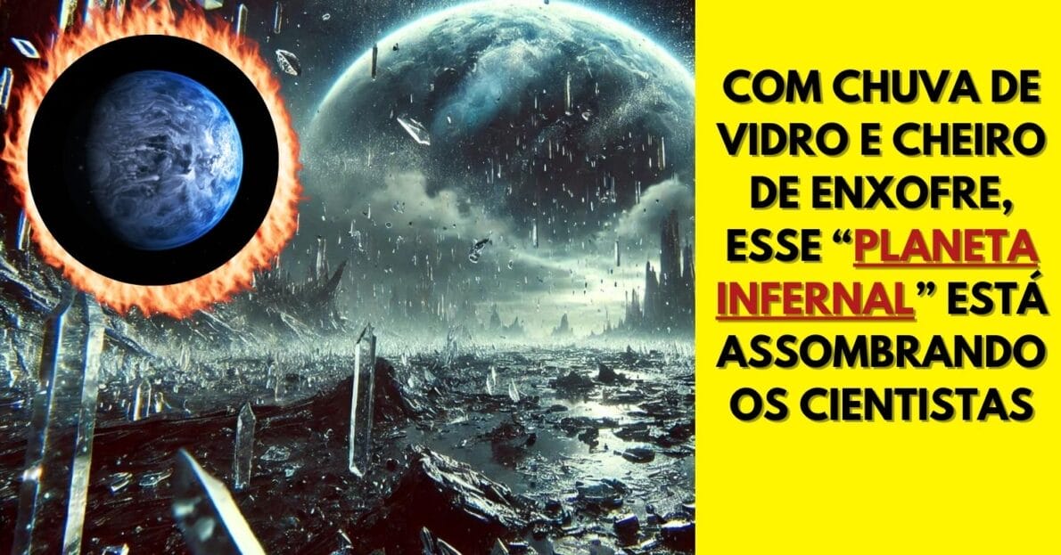 Revolução no espaço! Molécula nunca vista fora do sistema solar é encontrada em planeta com chuva de vidro