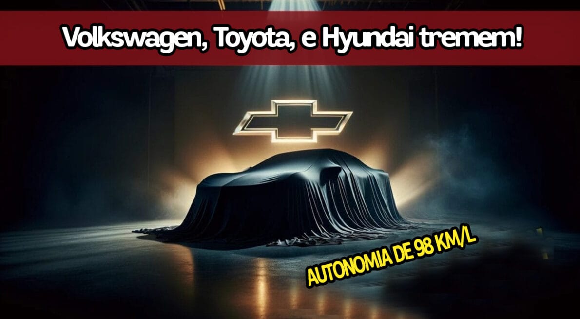 Modelo da Chevrolet chega ao Brasil com autonomia de 98 km/l, tecnologia híbrida avançada e promete liderar o mercado de SUVs. (Imagem: reprodução)